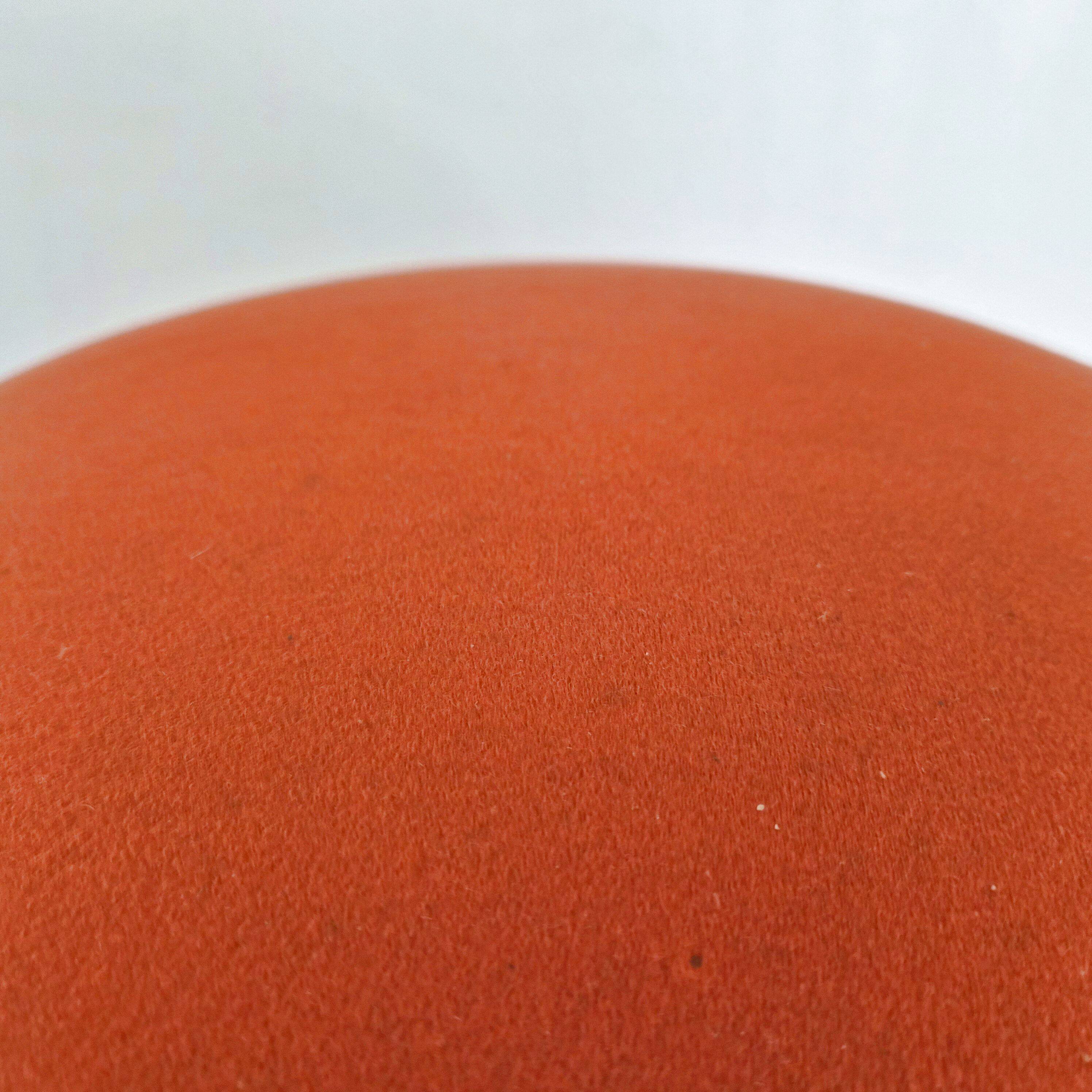 Pouf Ottoman Tabouret Champignon Vintage 1960 Jersey de Laine DLG Pierre Paulin