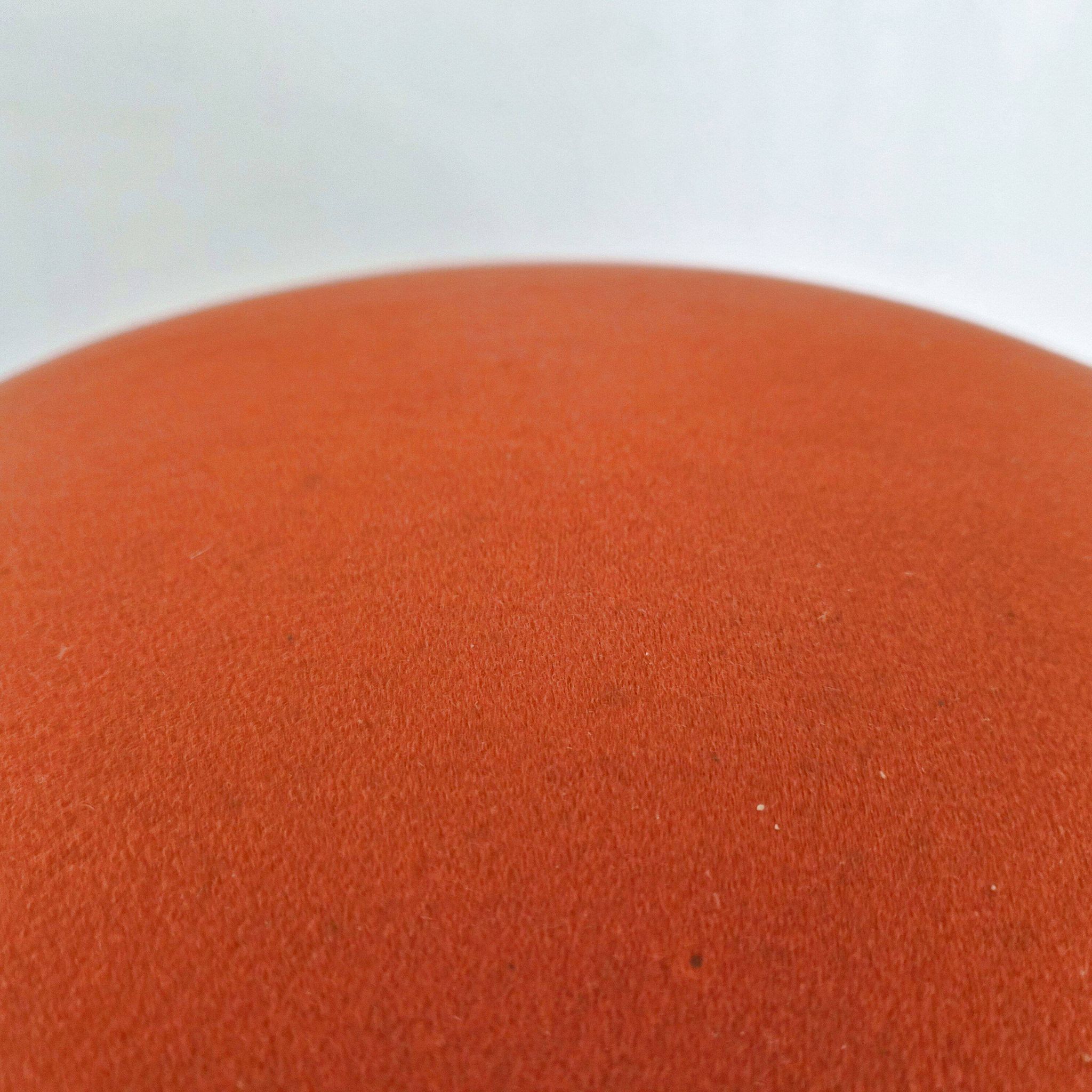 Pouf Ottoman Mushroom Stool Vintage 1960 Wool Jersey DLG Pierre Paulin