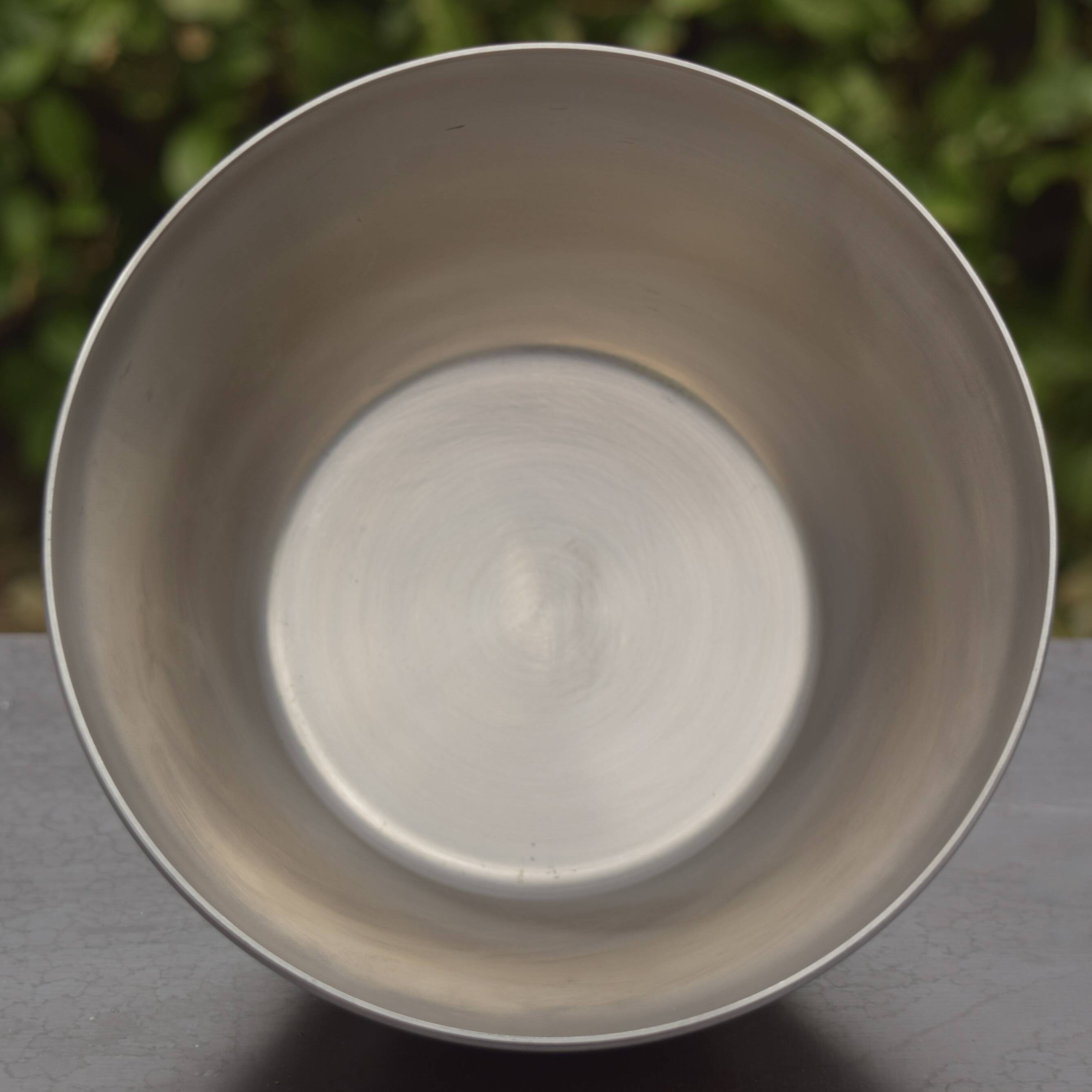 Pear ice bucket in chrome metal 1970