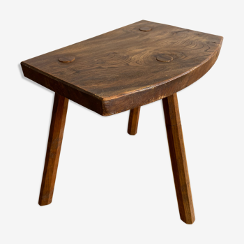 Wooden tripod stool