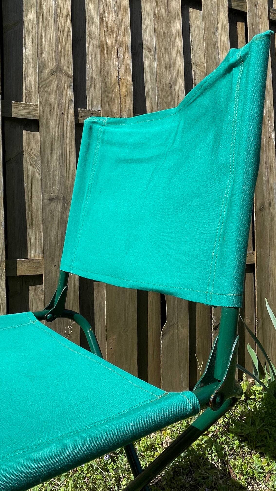 Vintage camping folding chair