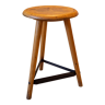 Tabouret d’atelier en bois par AMA