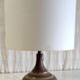 Table lamp with ceramic (stoneware) base - mid 20th century.