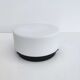 Round opaline and bakelite wall lamp Lumisec D.20cm
