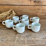 7 tasses à expresso Sarreguemines