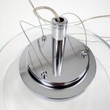 Italian glass lamp , 1980s