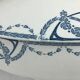 Soupière Terre de Fer oval Sarreguemines blue jeans decoration