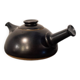 Théière en céramique noire, Franco Bucci, Italie 1978