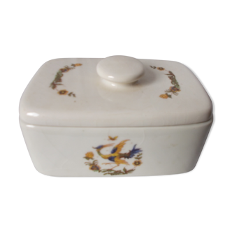 Box faience style Moustiers rectangle
