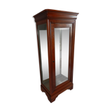 Glass and mirror wood showcase