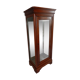 Vitrine bois verre et miroir