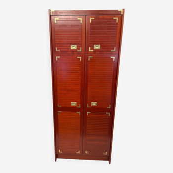 Armoire haute a 2 corps style marin vintage