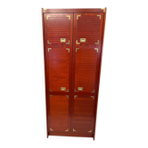 Armoire haute a 2 corps style marin vintage