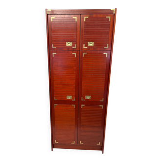 Armoire haute a 2 corps style marin vintage