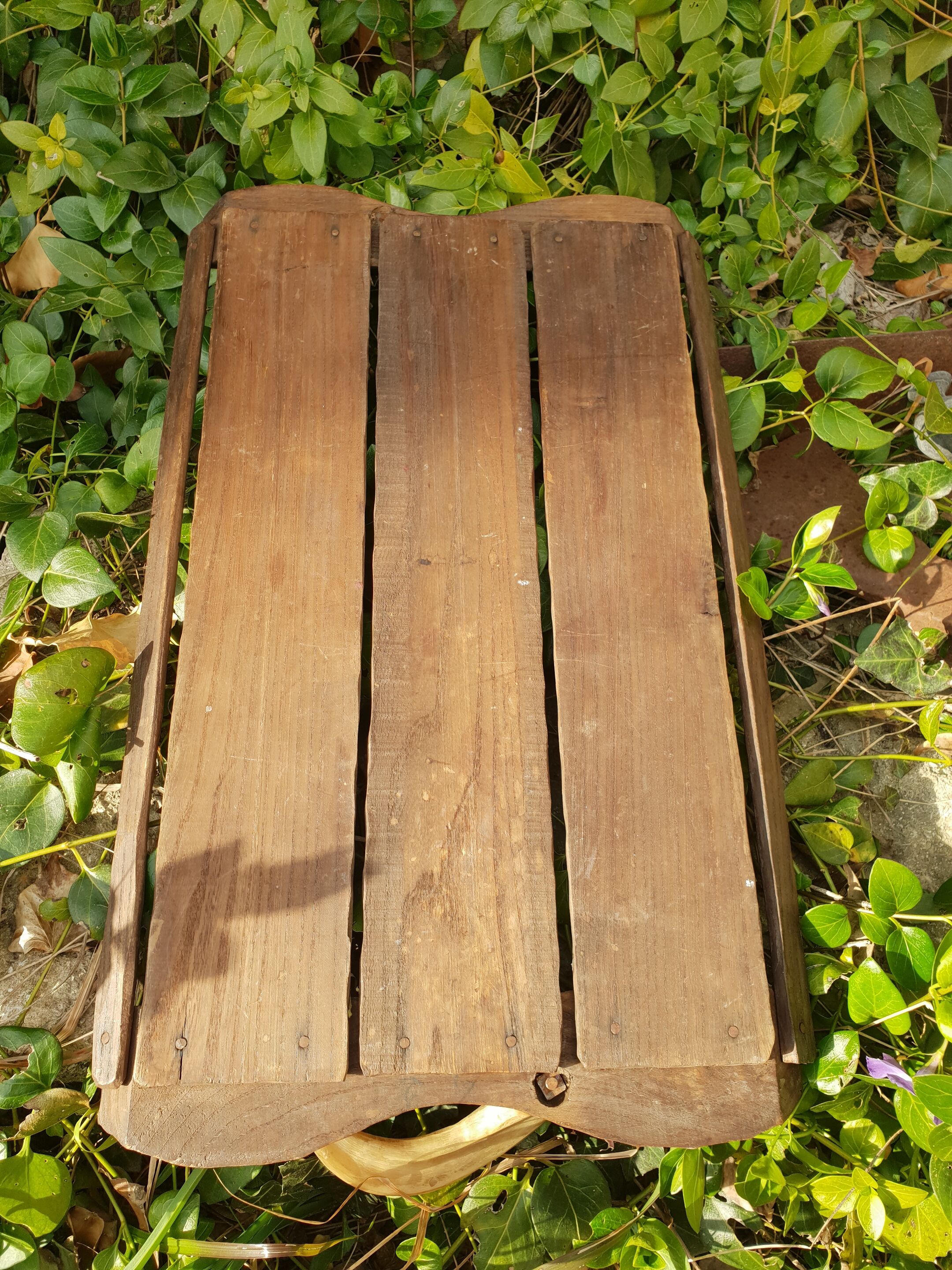 Plateau en chêne 1970