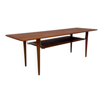 Table basse en teck danois des années 1950 FD 516 par Peter Hvidt et Orla Mølgaard-Nielsen pour France & Daverkosen