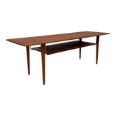 Table basse en teck danois des années 1950 FD 516 par Peter Hvidt et Orla Mølgaard-Nielsen pour France & Daverkosen