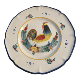 Assiette en faïence Antoine Montagnon Nevers