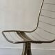 Chaise pivotante en métal pied tulipe, 1970