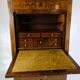 Secretary Empire Style Hand Polished Mahogany With Intarsia From 1820s