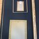 Set of 8 gilded wood or resin or vintage brass frames