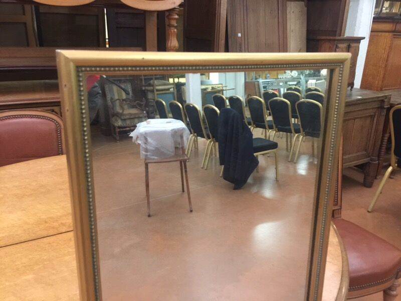 Mirror between Louis XVI with golden beads - 135x37cm