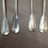 Silvered metal cutlery