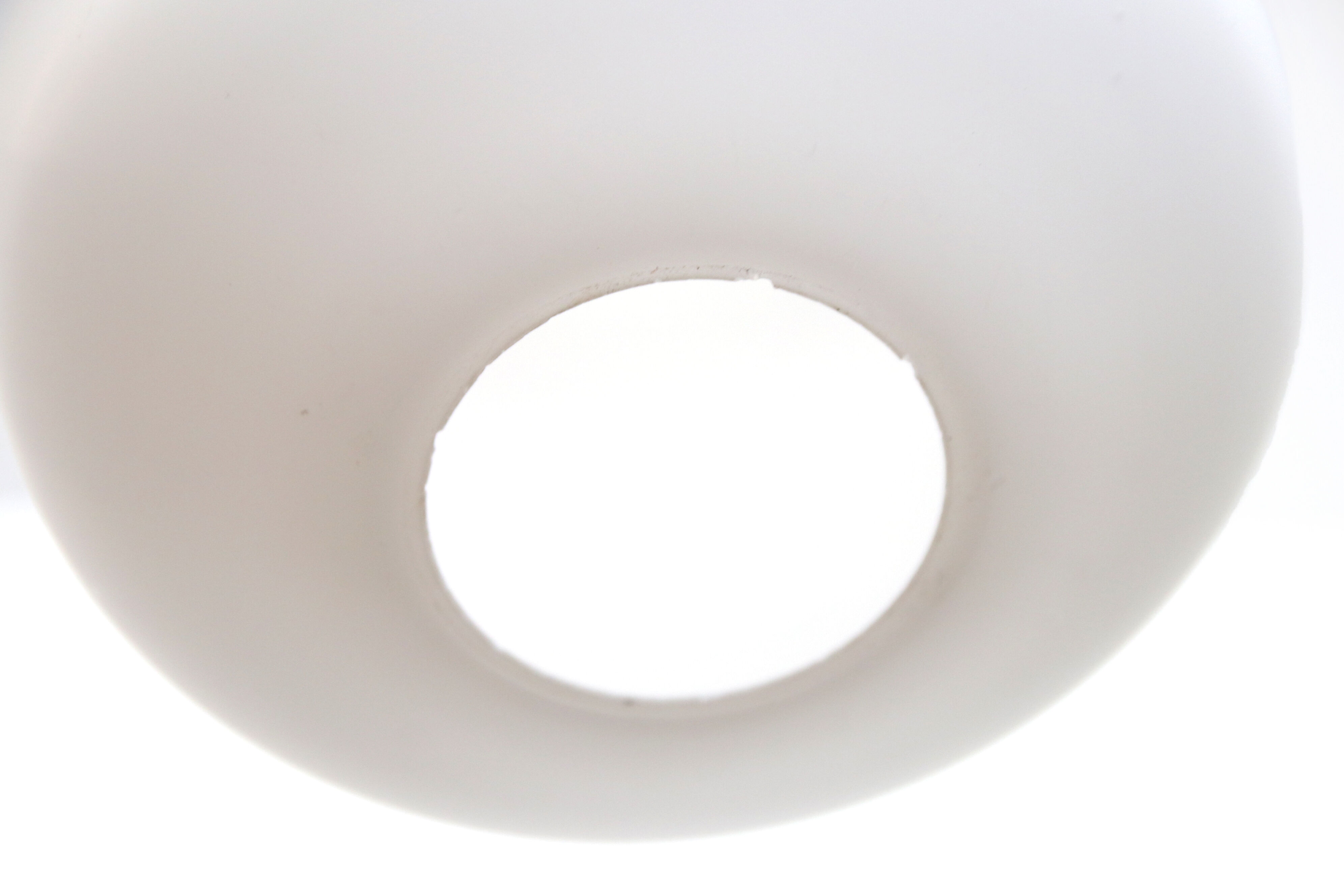 Set of two Holmegaard opaline glass pendant lamps