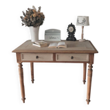 Louis Philippe style solid oak desk