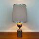 Steel lamp by Philippe Barbier, 1970