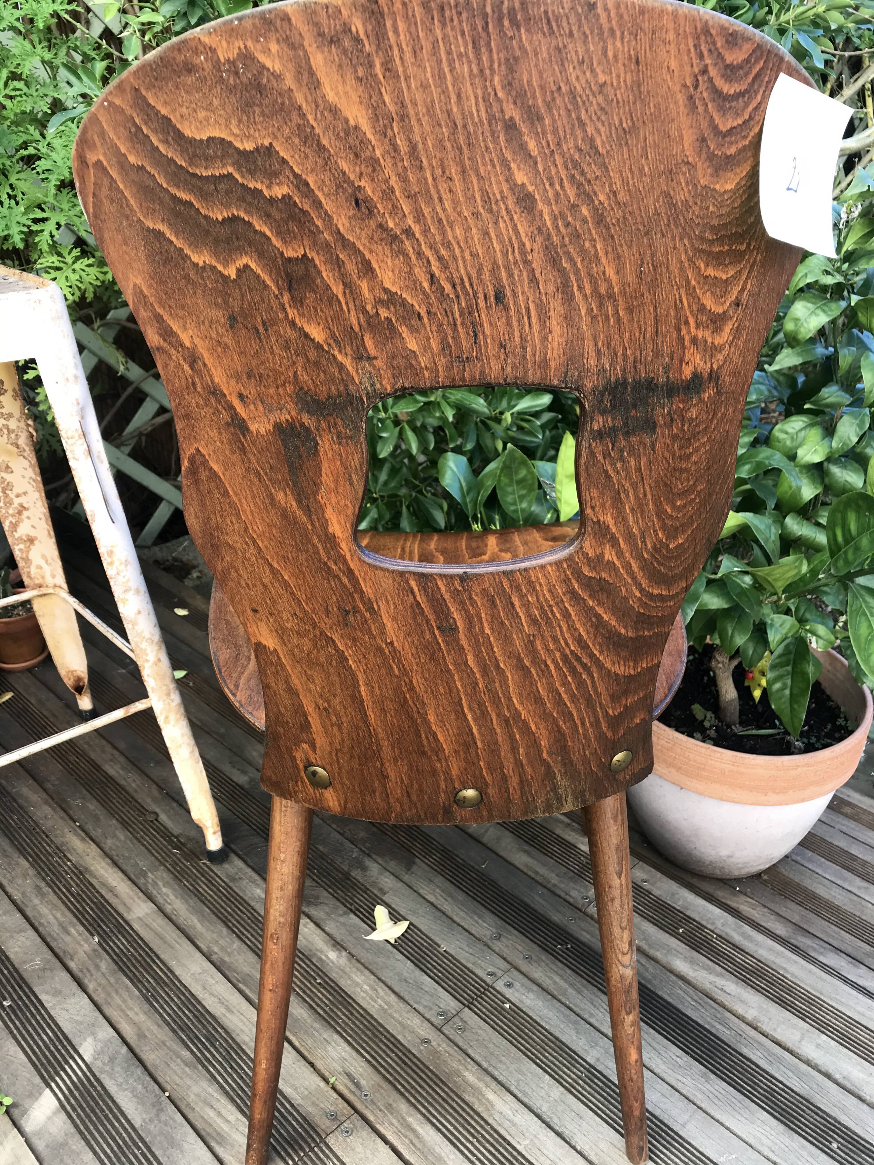 4 Baumann Gentiane chairs