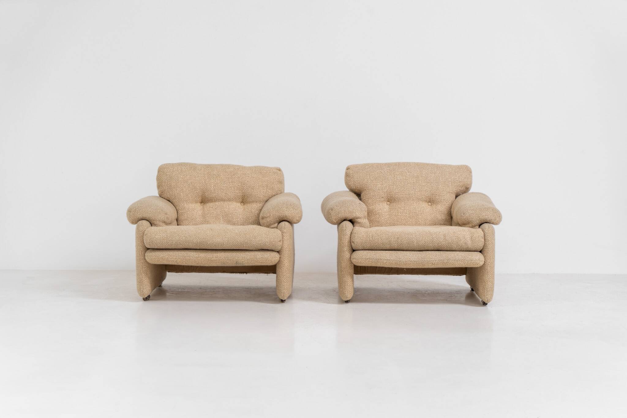 Pair of 'Coronado' armchairs by Tobia Scarpa for C&B