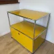 USM Haller commode in Gold Yellow