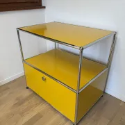 USM Haller commode in Gold Yellow