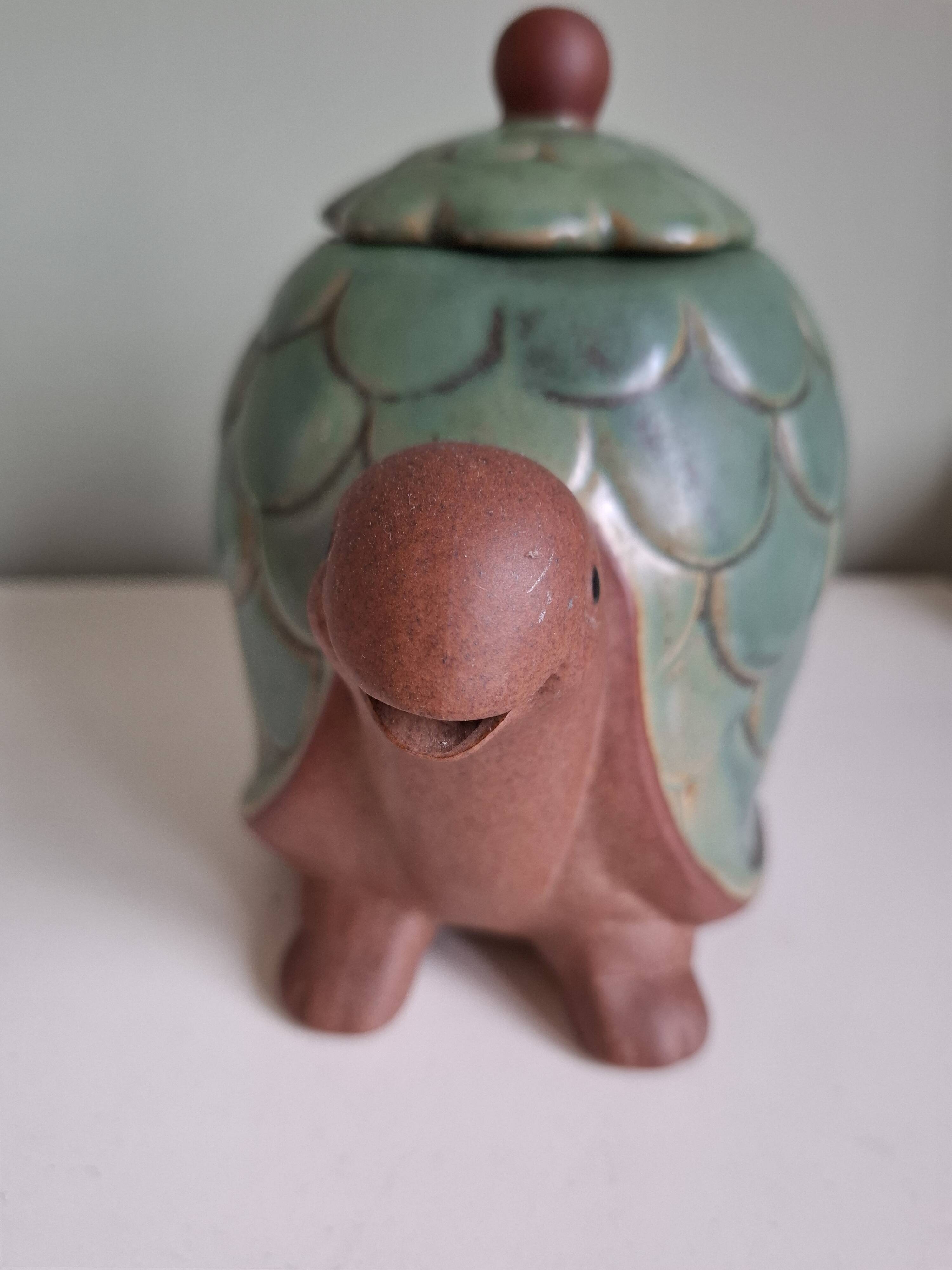 Japanese turtle teapot