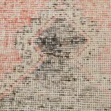 3x13 Pale Red Turkish Vintage Runner Rug, 87x400Cm SK 20299