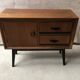 Small row of vintage storage furniture from the 1960s