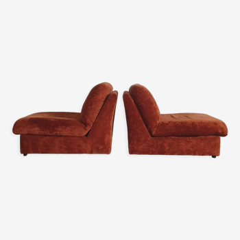 Chauffeuses 70 Roche Bobois vintage