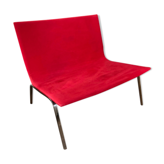 Chair Tacchini Model XL Pietro Arosio red bench