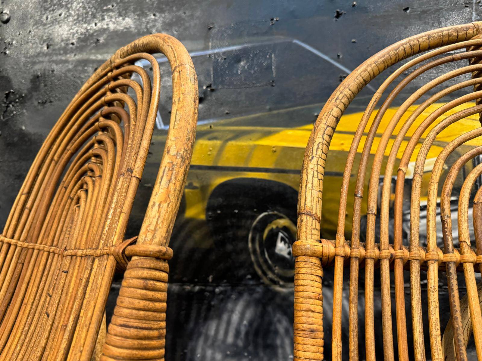 Vintage rattan chairs