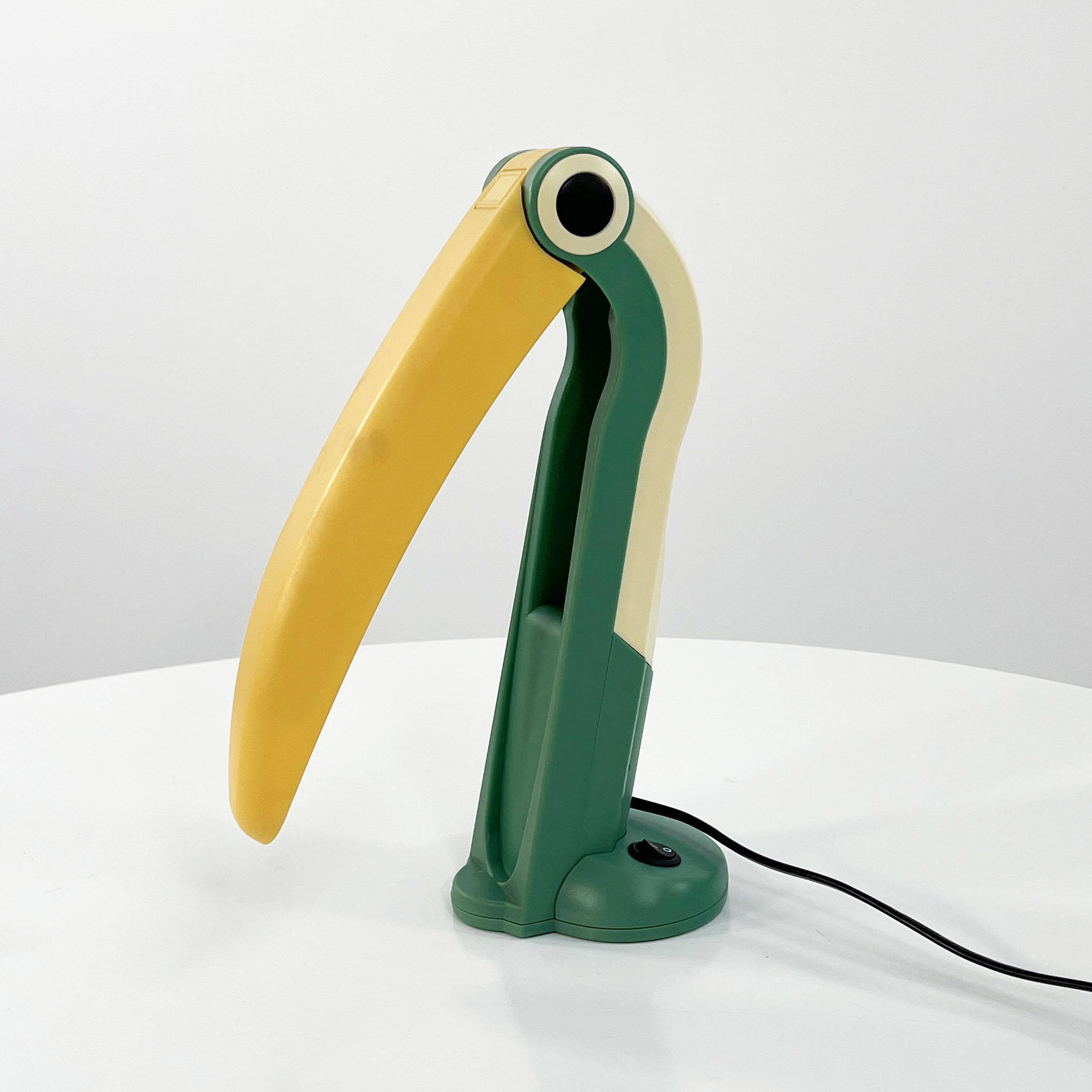 Toucan Lamp by H.T. Huang for Huanglite, 1980