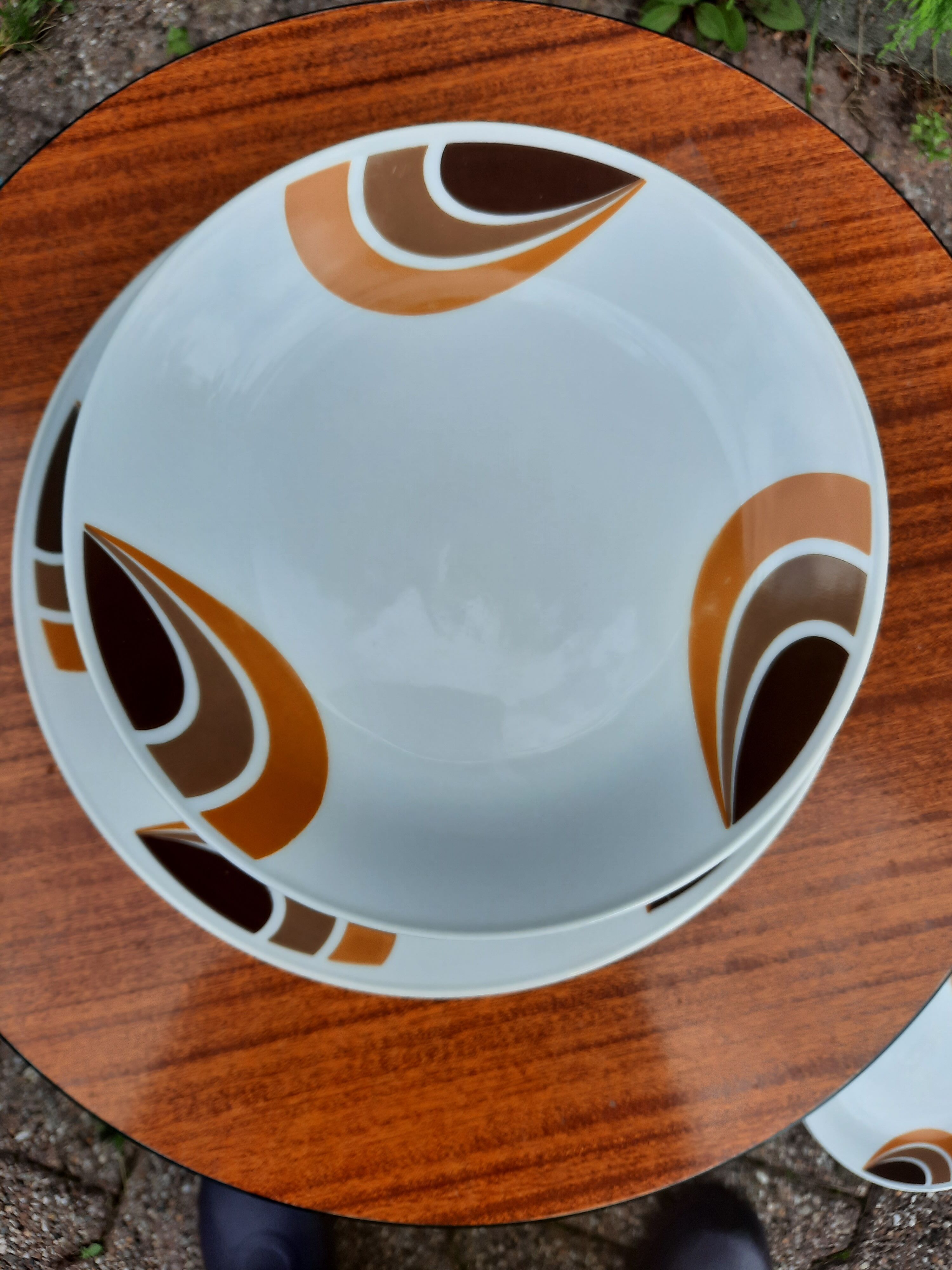 Service à dessert vintage porcelaine allemande