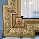 Bevelled gold mirror