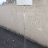 Vintage Floor Lamp with Fabric Shade by Erco, Germany, 1960s