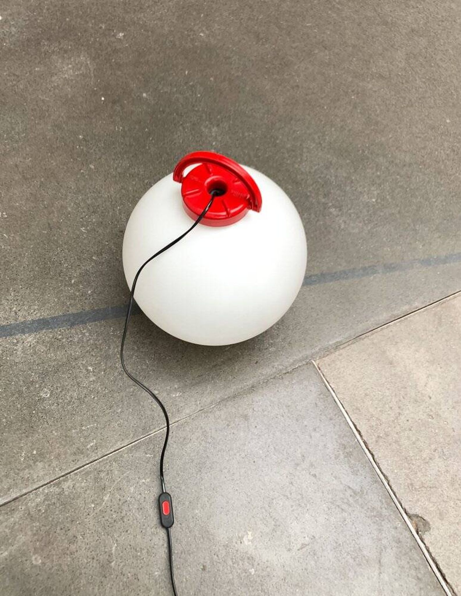 Vintage Italian floor lamp Space Age Tama by Isao Hosoe for Valenti Luce, 1970s