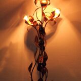 Gold-plated tree floor lamp by Hans Kögl, 1970s