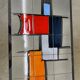 Vintage 70's chrome ceramic coffee table antonio de nisco for juliette belarti