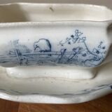 Old English earthenware sauce boat