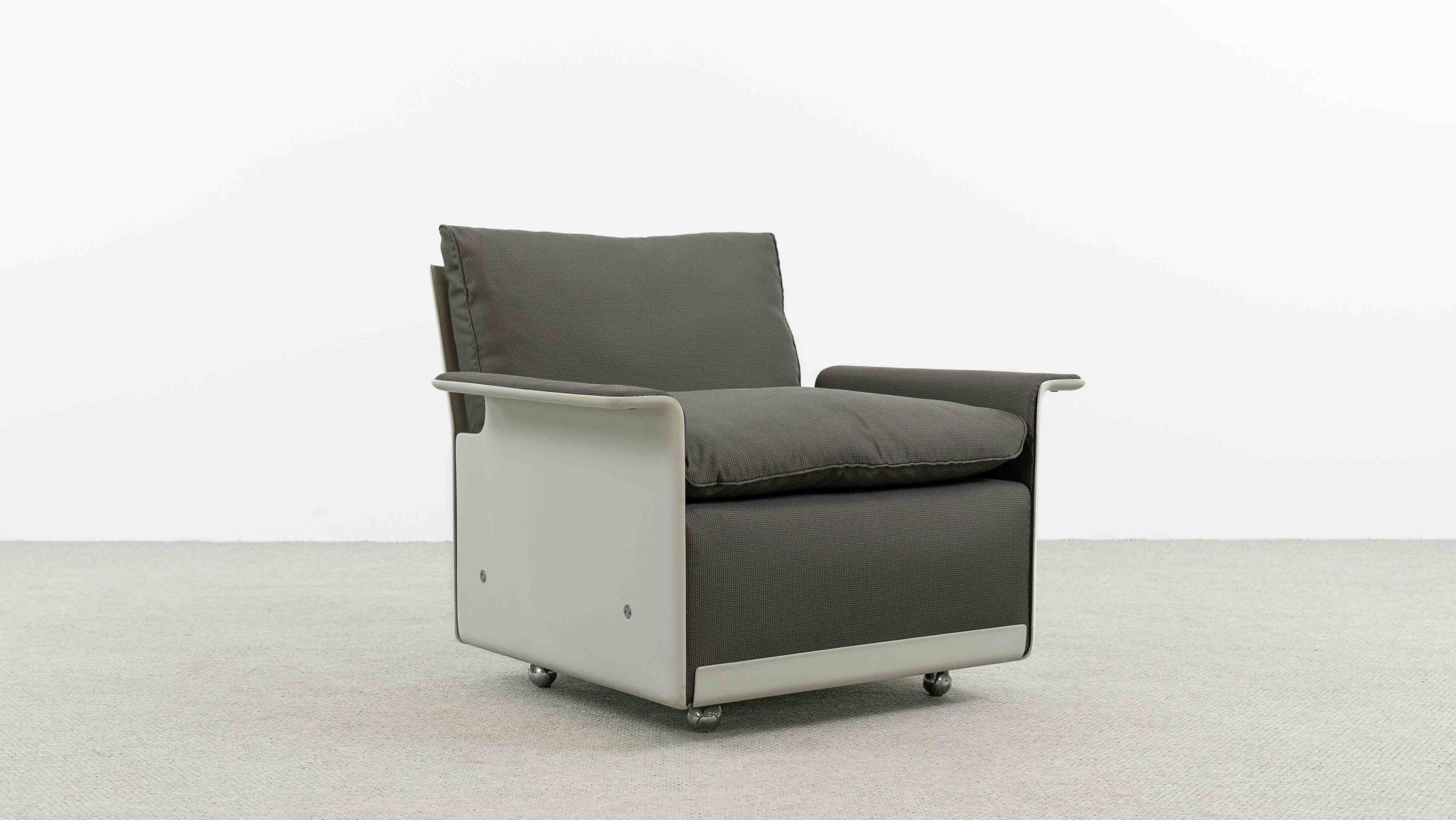 Vitsoe seatgroup by dieter rams, model 620, easychair+sofa