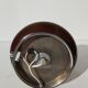 Wood and chrome metal design lamp 70s
